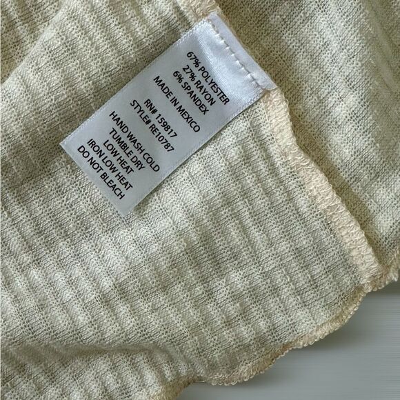 NWOT Altar’d State Boxy Babydoll Top Ivory Size Medium - Picture 8 of 9